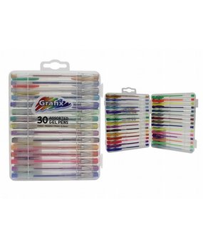 Grafix Gelpens in Carry Case 30 pcs (R04-0025C48) Grafix Gelpens in Carry Case 30 pcs (R04-0025C48)