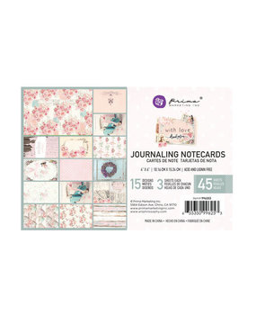 Prima Marketing Inc With Love 4x6 Inch Journaling Cards (996253) Prima Marketing Inc With Love 4x6 Inch Journaling Cards (996253)