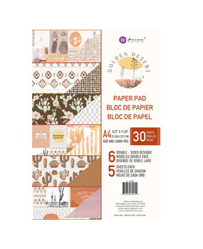 Prima Marketing Inc Golden Desert A4 Paper Pad (645724)* Prima Marketing Inc Golden Desert A4 Paper Pad (645724)*