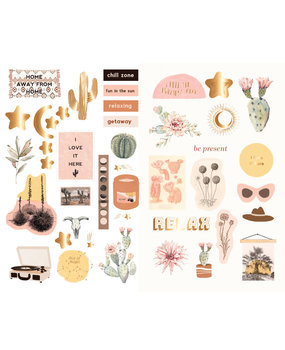 Prima Marketing Inc Golden Desert 5x8 Inch Chipboard (645755)*