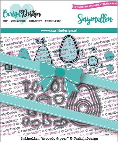Carlijn Design Snijmal Avocado & Peer (CDSN-0083) Carlijn Design Snijmal Avocado & Peer (CDSN-0083)