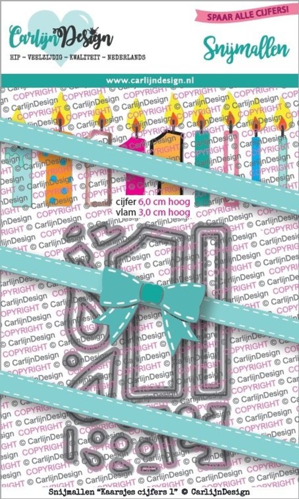 Carlijn Design Snijmal Kaarsjes Cijfers 1 (CDSN-0089) Carlijn Design Snijmal Kaarsjes Cijfers 1 (CDSN-0089)