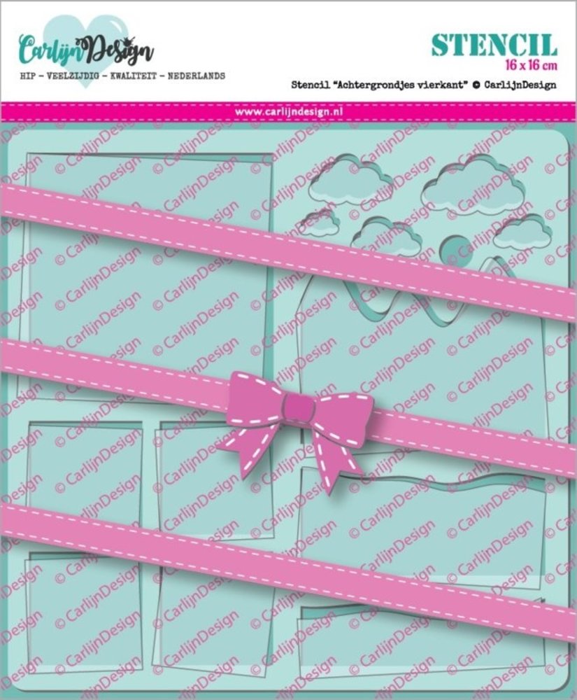 Carlijn Design Stencil Achtergrondjes Vierkant (CDSC-0008) Carlijn Design Stencil Achtergrondjes Vierkant (CDSC-0008)