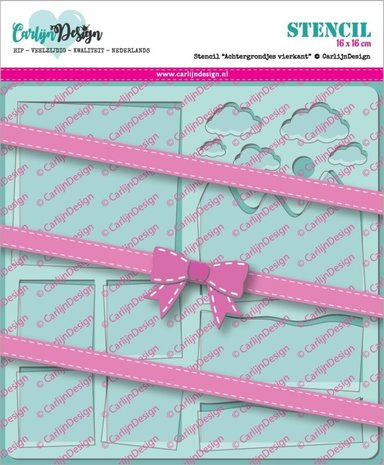 Carlijn Design Stencil Achtergrondjes Vierkant (CDSC-0008) Carlijn Design Stencil Achtergrondjes Vierkant (CDSC-0008)