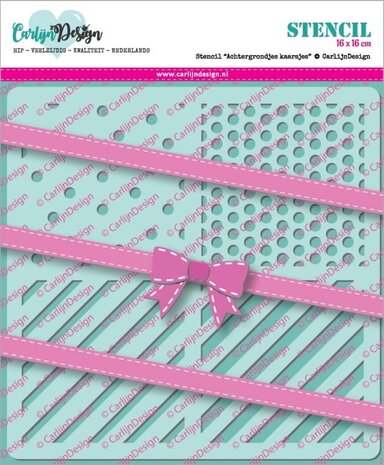 Carlijn Design Stencil Achtergrondjes Kaarsjes (CDSC-0009)