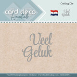 Card Deco Snijmal Veel Geluk (CDECD0051)
