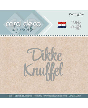 Card Deco Snijmal Dikke Knuffel (CDECD0052) Card Deco Snijmal Dikke Knuffel (CDECD0052)