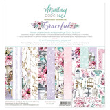 Mintay Graceful 12x12 Inch Scrapbooking Paper Set (MT-GRA-07)