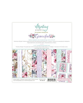 Mintay Graceful 6x6 Inch Scrapbooking Paper Pad (MT-GRA-08) Mintay Graceful 6x6 Inch Scrapbooking Paper Pad (MT-GRA-08)