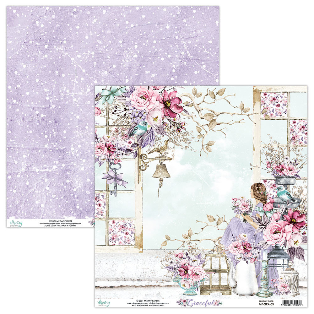 Mintay Graceful 6x6 Inch Scrapbooking Paper Pad (MT-GRA-08) Mintay Graceful 6x6 Inch Scrapbooking Paper Pad (MT-GRA-08)