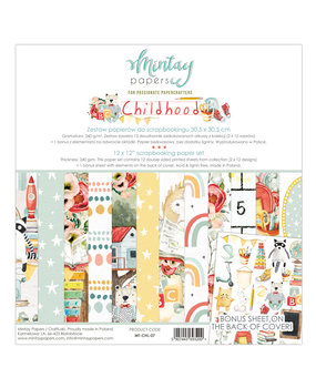 Mintay Childhood 12x12 Inch Scrapbooking Paper Set (MT-CHL-07) Mintay Childhood 12x12 Inch Scrapbooking Paper Set (MT-CHL-07)
