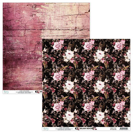 Mintay Glam Rock 12x12 Inch Scrapbooking Paper Set (MT-GLM-07)