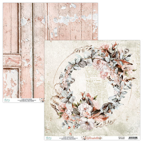 Mintay Florabella 12x12 Inch Scrapbooking Paper Set (MT-FLB-07)