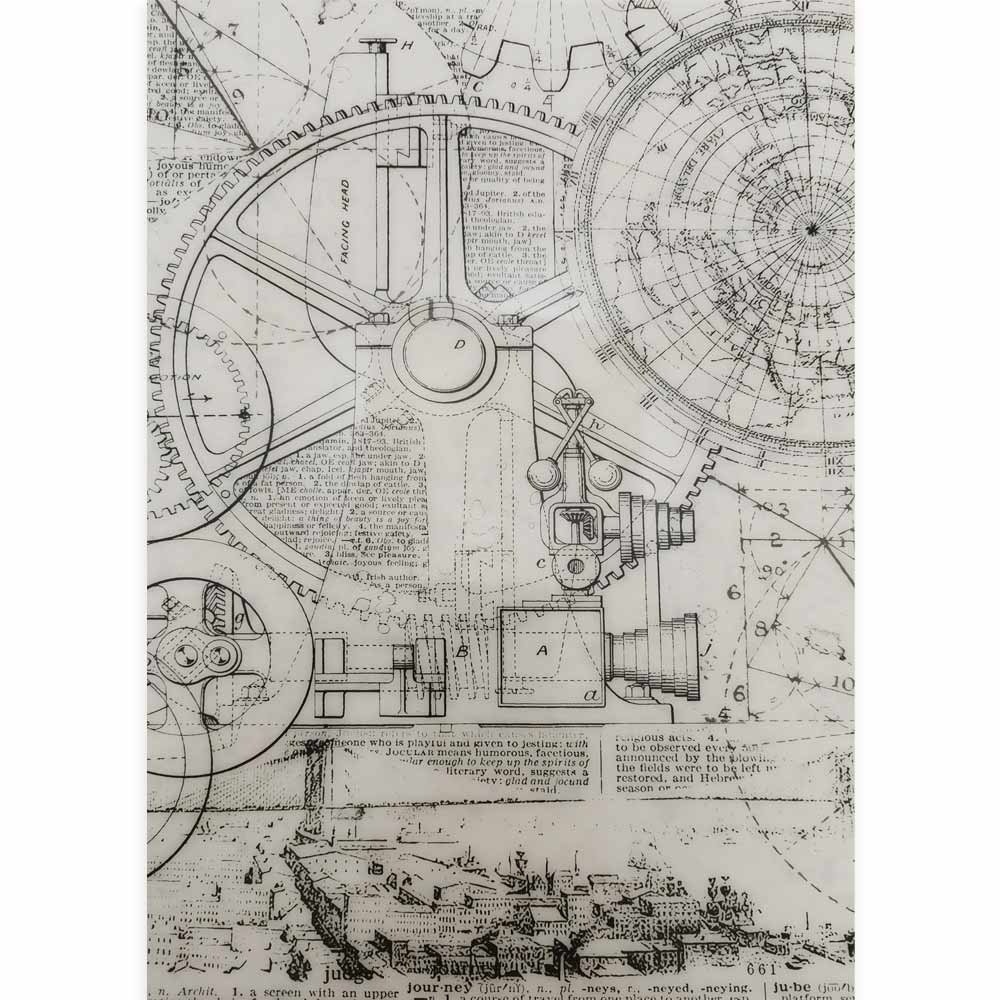 Stamperia Acetate Clear Prints A4 (SBA408) Stamperia Acetate Clear Prints A4 (SBA408)