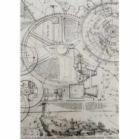 Stamperia Acetate Clear Prints A4 (SBA408) Stamperia Acetate Clear Prints A4 (SBA408)