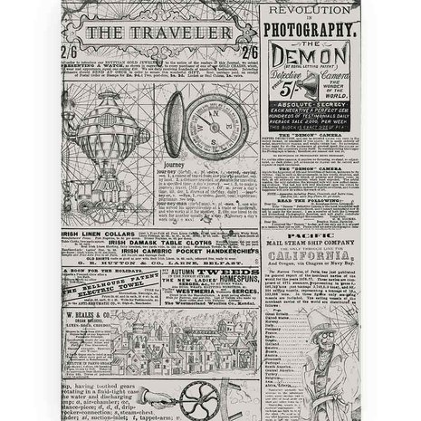 Stamperia Acetate Clear Prints A4 (SBA408) Stamperia Acetate Clear Prints A4 (SBA408)