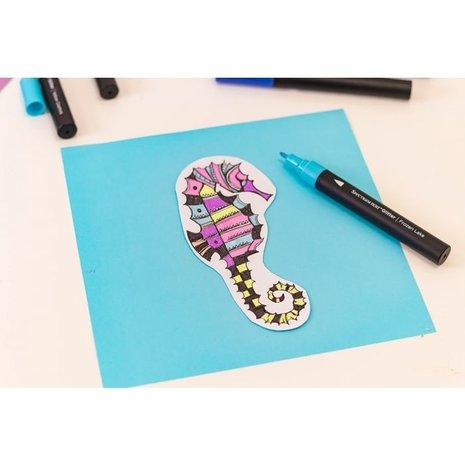 Spectrum Noir Glitter Marker Cool Elements (6pc) (SN-GLM-CEL6) Spectrum Noir Glitter Marker Cool Elements (6pc) (SN-GLM-CEL6)