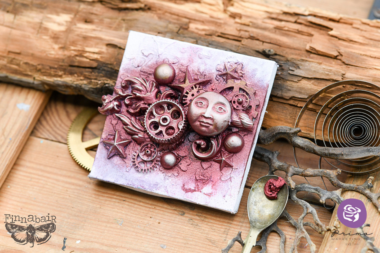 Prima Marketing Inc Finnabair Art Alchemy Metallique Wax Burgundy (968373)