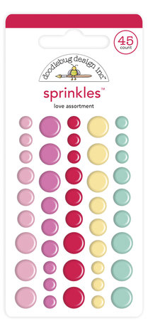 Doodlebug Design Inc. Love Assortment Sprinkles (45pcs) (6573) Doodlebug Design Inc. Love Assortment Sprinkles (45pcs) (6573)
