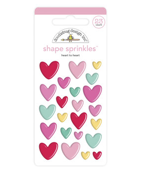 Doodlebug Design Inc. Heart to Heart Shape Sprinkles (23pcs) (6576) Doodlebug Design Inc. Heart to Heart Shape Sprinkles (23pcs) (6576)