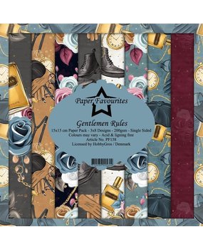 Paper Favourites Gentlemen Rules 6x6 Inch Paper Pack (PF158) Paper Favourites Gentlemen Rules 6x6 Inch Paper Pack (PF158)