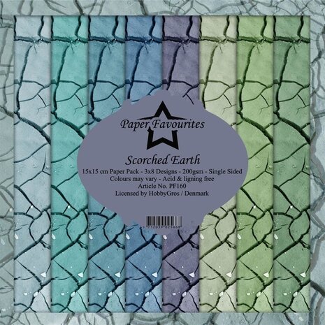 Paper Favourites Scorched Earth 6x6 Inch Paper Pack (PF160)