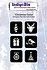 Christmas Icons A6 Rubber Stamp (IND0197) Christmas Icons A6 Rubber Stamp (IND0197)