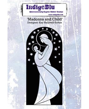 IndigoBlu Madonna And Child A6 Rubber Stamp (IND0204) IndigoBlu Madonna And Child A6 Rubber Stamp (IND0204)