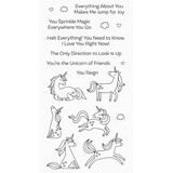 My Favorite Things Friendly Unicorns Clear Stamps (CS-534)