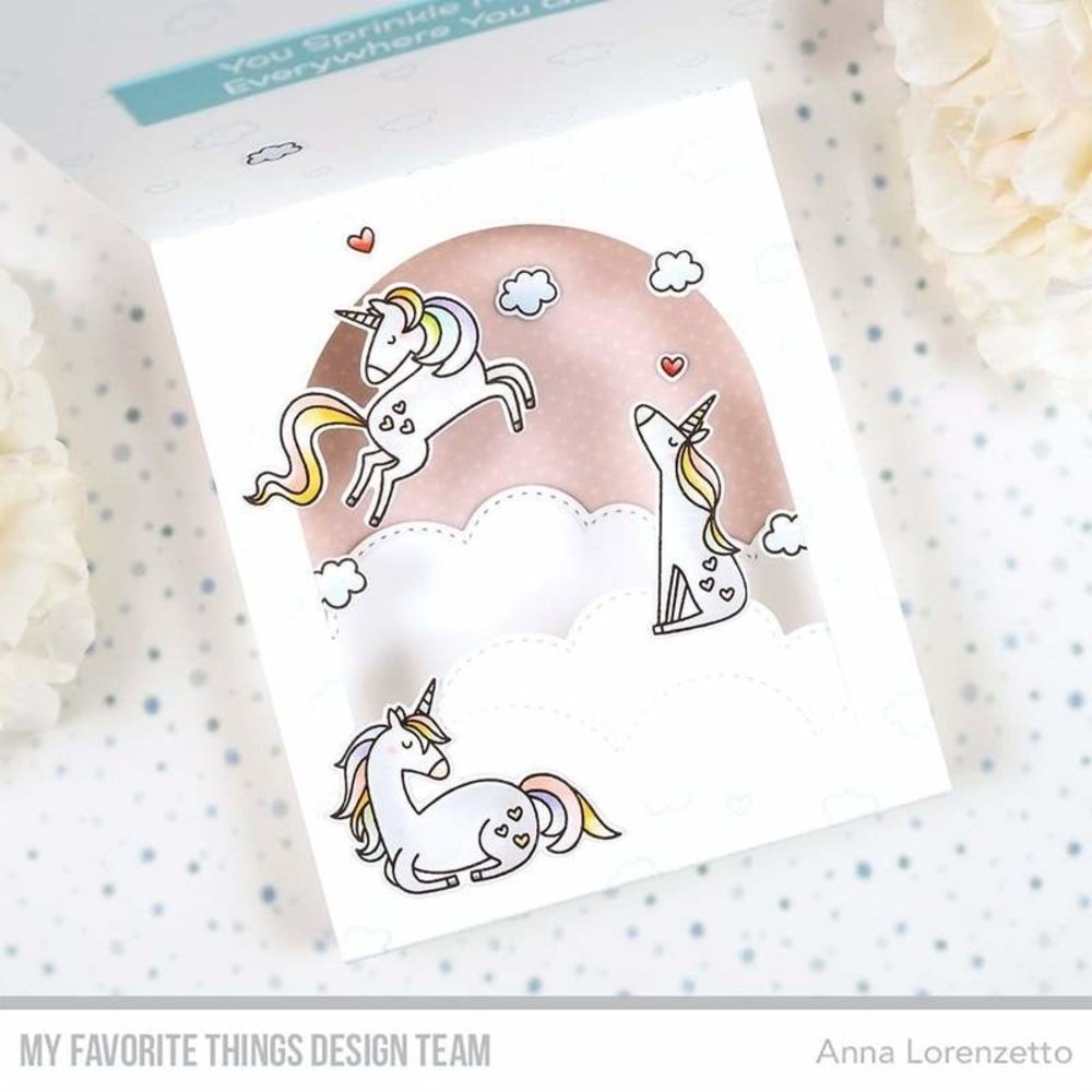 My Favorite Things Friendly Unicorns Clear Stamps (CS-534)