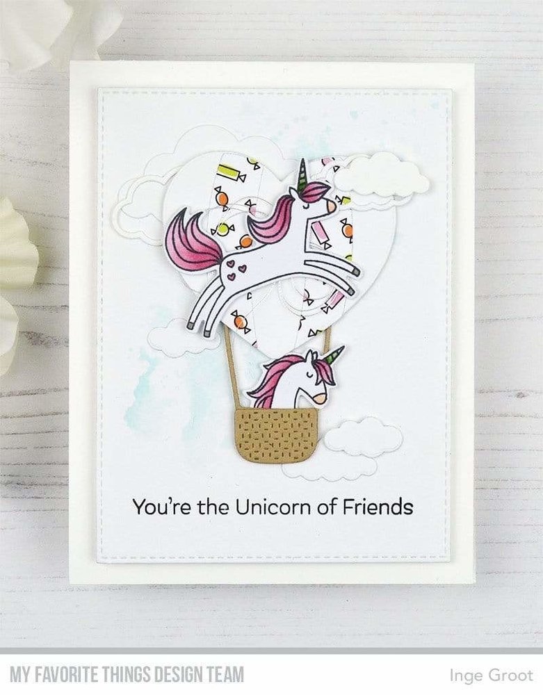 My Favorite Things Friendly Unicorns Clear Stamps (CS-534)