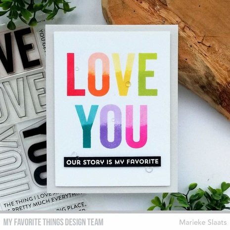 My Favorite Things Love You Big Time Clear Stamps (CS-537) My Favorite Things Love You Big Time Clear Stamps (CS-537)