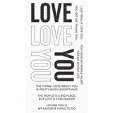 My Favorite Things Love You Big Time Clear Stamps (CS-537)