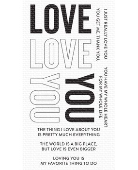 My Favorite Things Love You Big Time Clear Stamps (CS-537) My Favorite Things Love You Big Time Clear Stamps (CS-537)