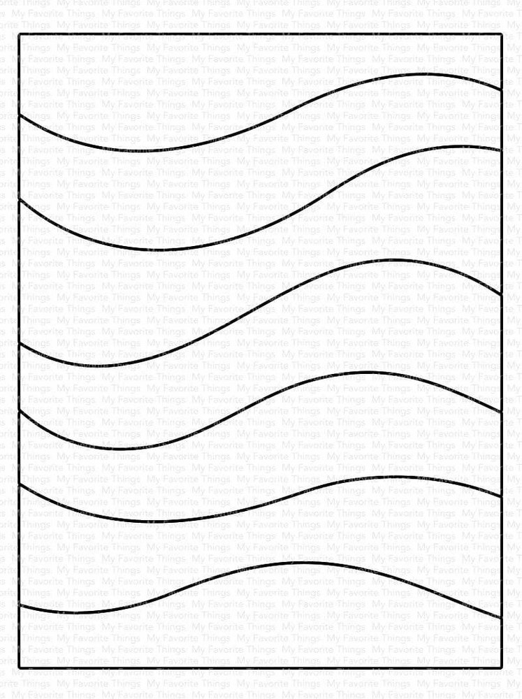 My Favorite Things Die-namics Color Wave Cover-Up (MFT-1901)