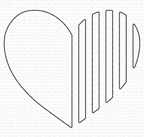 My Favorite Things  Die-namics Love Lines (MFT-1914)