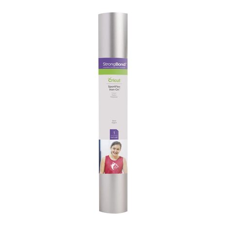 Cricut SportFlex Iron-On Silver 12x24 Inch (2004445) Cricut SportFlex Iron-On Silver 12x24 Inch (2004445)