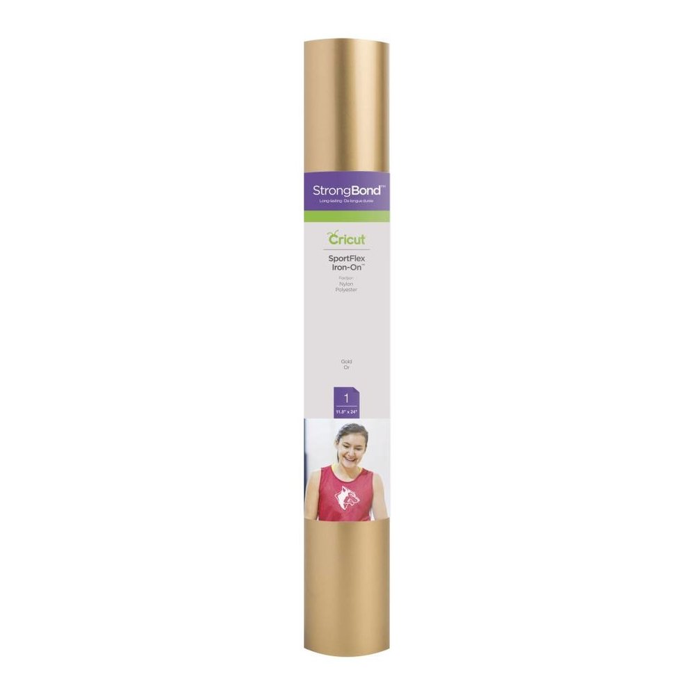 Cricut SportFlex Iron-On Gold 12x24 Inch (2004444)