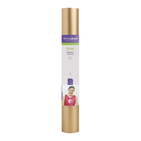 Cricut SportFlex Iron-On Gold 12x24 Inch (2004444)