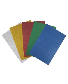 Craft Sensations Glitter Cardboard A4  300 Grams (CR0719/GE) Craft Sensations Glitter Cardboard A4  300 Grams (CR0719/GE)