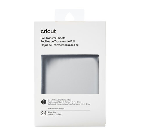 Cricut Foil Transfer Sheets Silver 10x15cm (24pcs) (2008713)