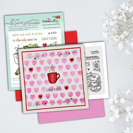 Polkadoodles Love Heart 1 Creative Stencil (PD8122) Polkadoodles Love Heart 1 Creative Stencil (PD8122)