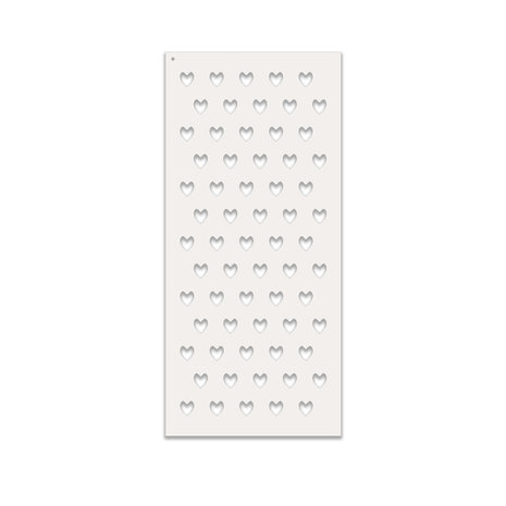 Polkadoodles Love Heart 2 Creative Stencil (PD8123)