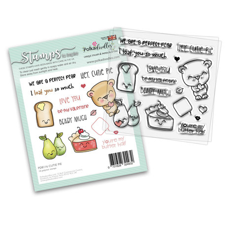 Polkadoodles Cutie Pie Clear Stamps (PD8116) Polkadoodles Cutie Pie Clear Stamps (PD8116)