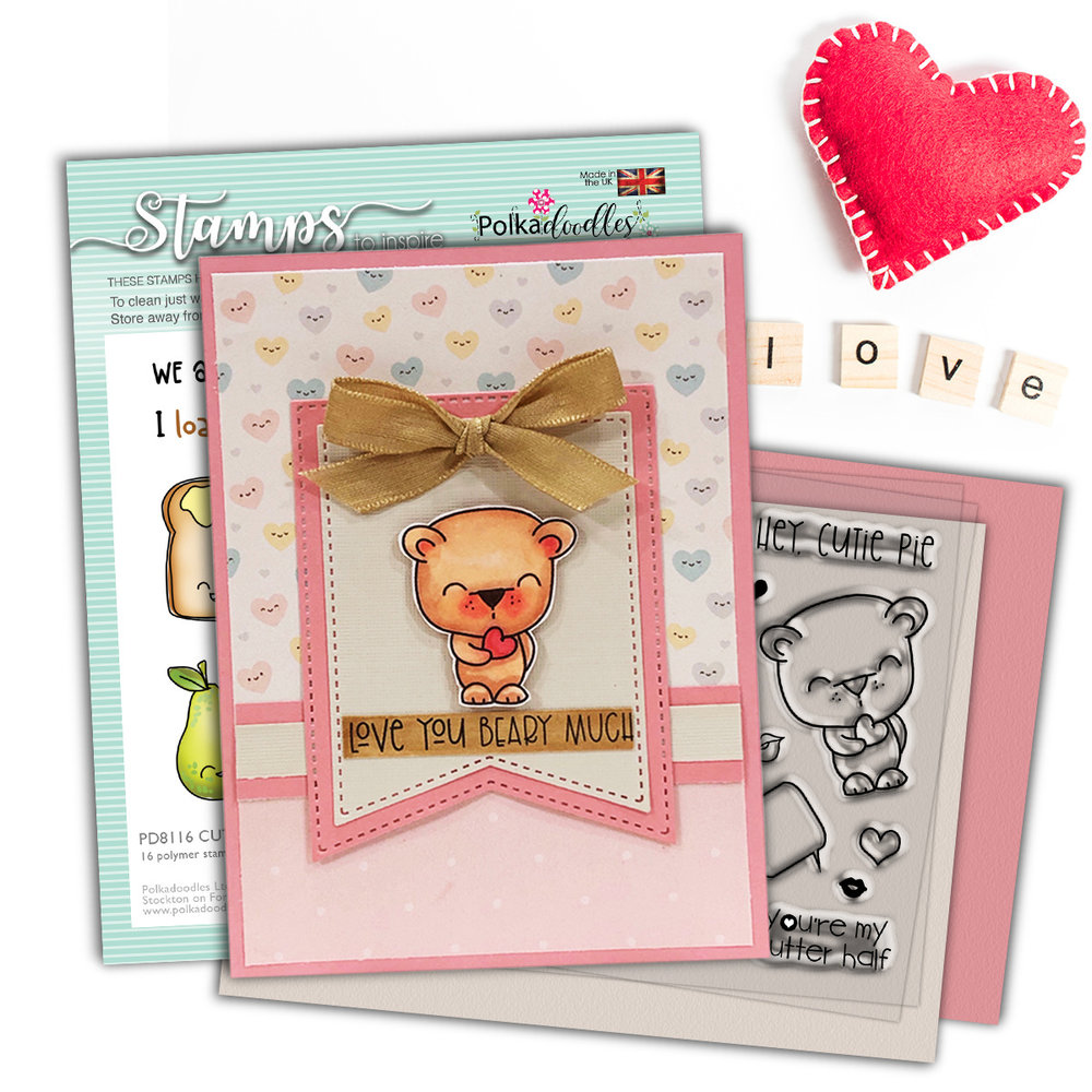 Polkadoodles Cutie Pie Clear Stamps (PD8116) Polkadoodles Cutie Pie Clear Stamps (PD8116)