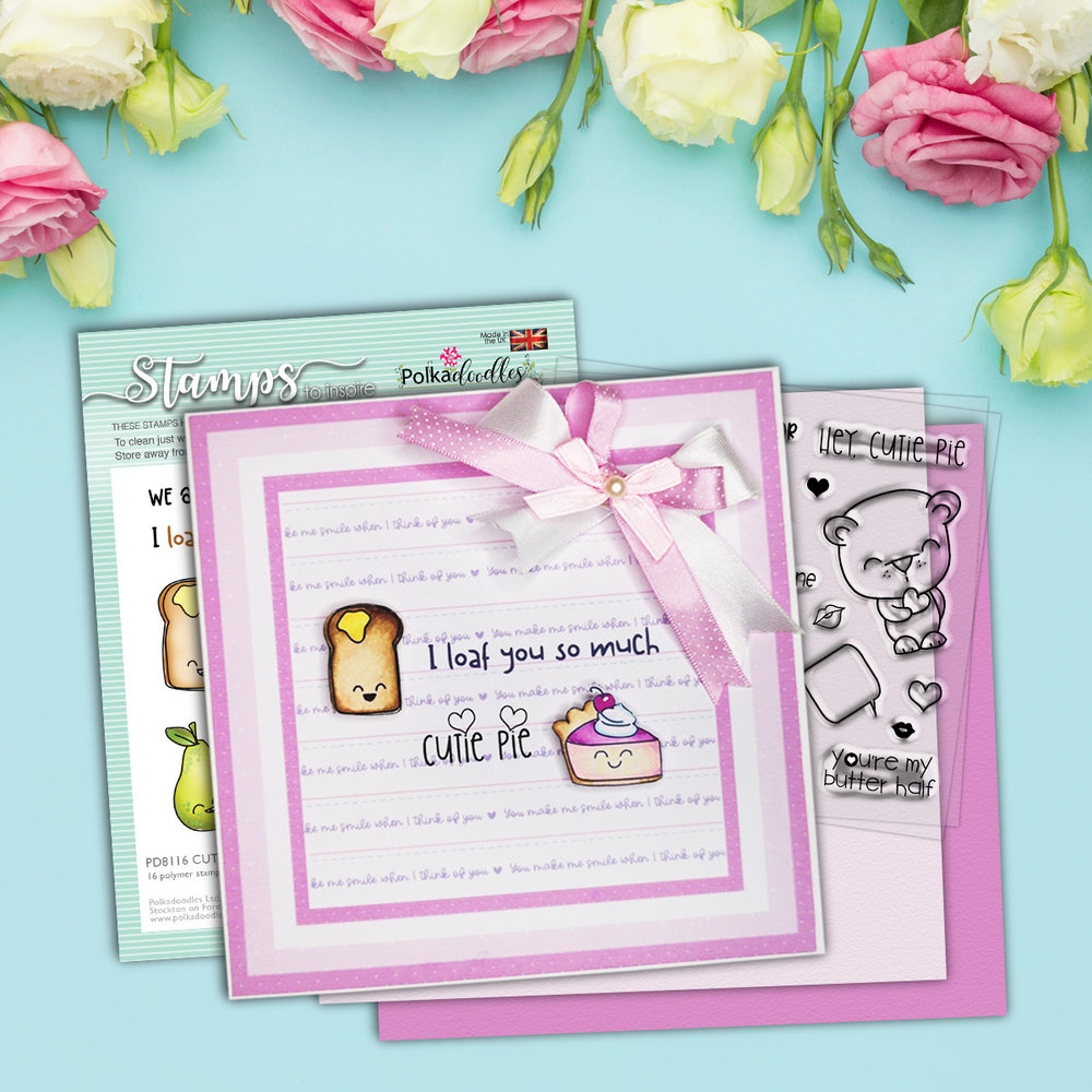 Polkadoodles Cutie Pie Clear Stamps (PD8116) Polkadoodles Cutie Pie Clear Stamps (PD8116)