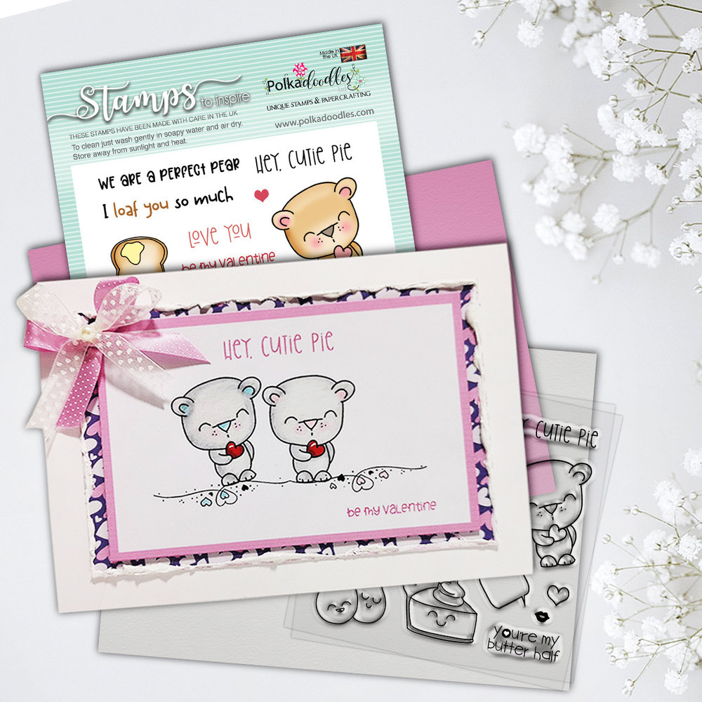 Polkadoodles Cutie Pie Clear Stamps (PD8116) Polkadoodles Cutie Pie Clear Stamps (PD8116)