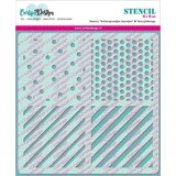 Carlijn Design Stencil Achtergrondjes Kaarsjes (CDSC-0009)