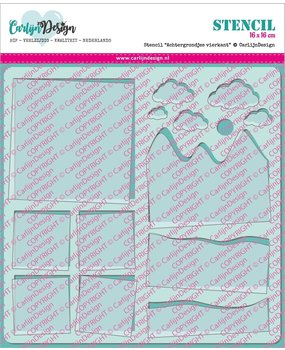 Carlijn Design Stencil Achtergrondjes Vierkant (CDSC-0008) Carlijn Design Stencil Achtergrondjes Vierkant (CDSC-0008)