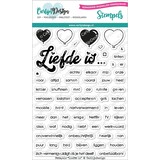 Carlijn Design Clear Stamps Liefde Is (CDST0058)